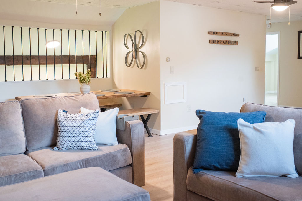Dining room from living room