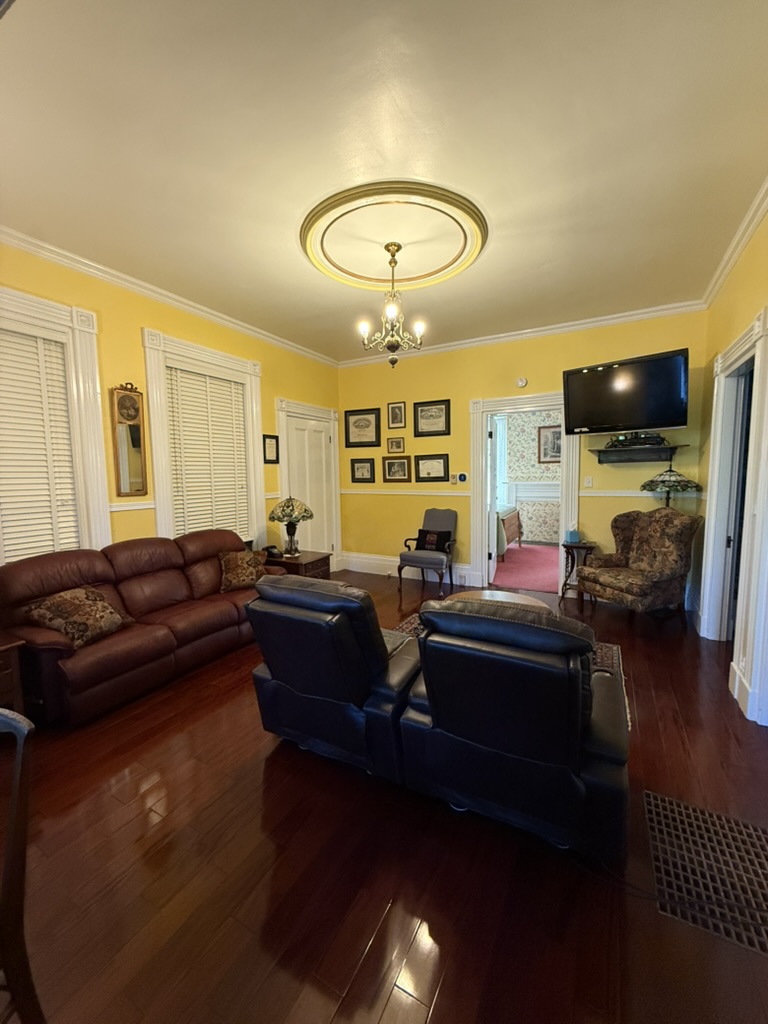 Living room from piano room